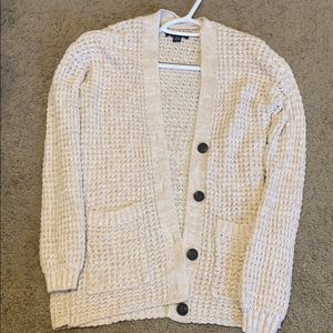 AE Cream Oversized Cardigan